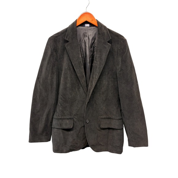 Gap Cotton Blazer Men's Small Black Button Front Casual Dress Jacket - Picture 1 of 10